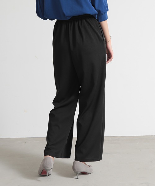 and it_（アンドイット）の「カットツイルセンタープレスストレッチパンツ（その他パンツ・レディース・ブルーグレー/ブラック/グレイッシュベージュ・M-Long/M-Regular/L-Long/L-Regular）」の21枚目の写真