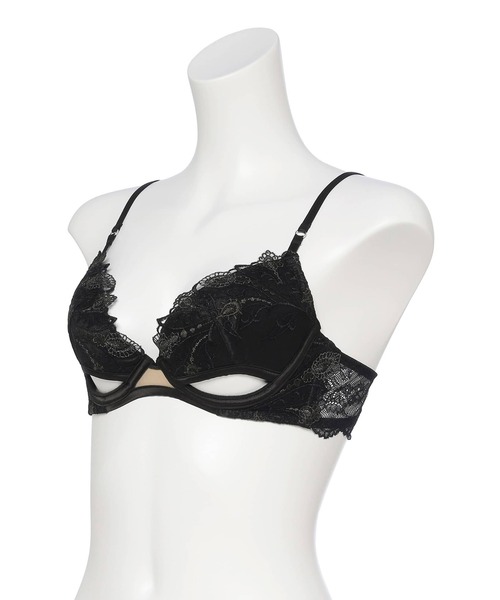 Ravijour（ラヴィジュール）の「レーシーフェザー グラマーアップ ブラ(B・Cカップ)（ブラジャー・レディース・ブルー/ブラック/ホワイト/ピンク・C70/C65/B70/B65/B75/C75）」の19枚目の写真