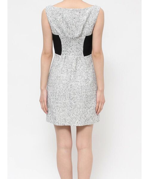 RESEXXY（リゼクシー）の「フロントクロスツイードワンピース（ワンピース・レディース・ベージュ/ブラック・FREE）」の15枚目の写真