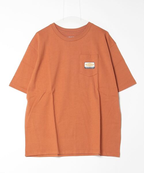 RVCA(ルーカ)の「RVCA/ルーカ 半袖Tee バックプリント オーバーサイズ コットン BE04A-238(Tシャツ/カットソー・メンズ・ブラック/ホワイト/ブラウン・S/M/L)」の9枚目の写真