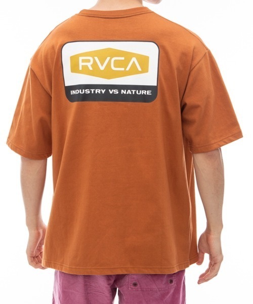 RVCA(ルーカ)の「RVCA/ルーカ 半袖Tee バックプリント オーバーサイズ コットン BE04A-238(Tシャツ/カットソー・メンズ・ブラック/ホワイト/ブラウン・S/M/L)」の5枚目の写真