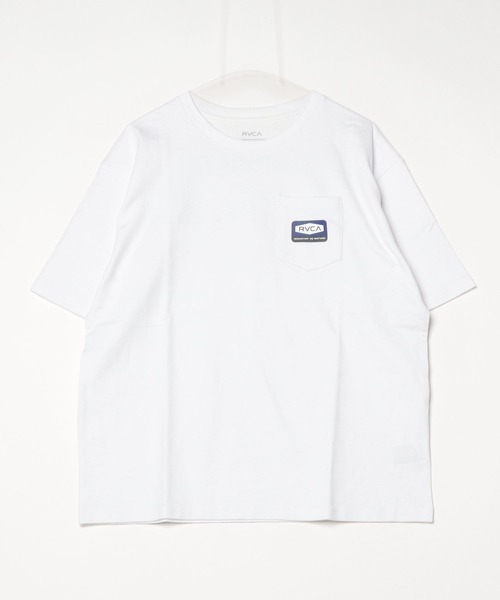 RVCA(ルーカ)の「RVCA/ルーカ 半袖Tee バックプリント オーバーサイズ コットン BE04A-238(Tシャツ/カットソー・メンズ・ブラック/ホワイト/ブラウン・S/M/L)」の6枚目の写真