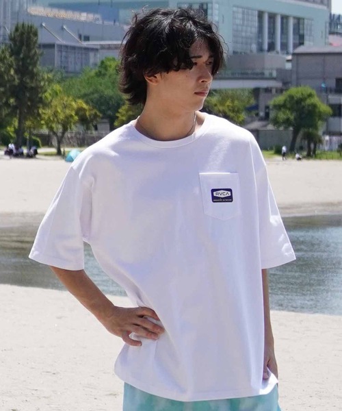RVCA(ルーカ)の「RVCA/ルーカ 半袖Tee バックプリント オーバーサイズ コットン BE04A-238(Tシャツ/カットソー・メンズ・ブラック/ホワイト/ブラウン・S/M/L)」の10枚目の写真