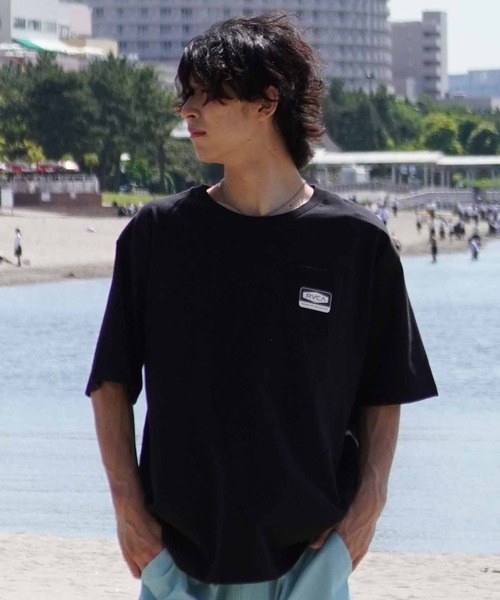 RVCA(ルーカ)の「RVCA/ルーカ 半袖Tee バックプリント オーバーサイズ コットン BE04A-238(Tシャツ/カットソー・メンズ・ブラック/ホワイト/ブラウン・S/M/L)」の12枚目の写真