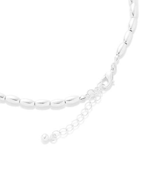 N.（N. Natural Beauty Basic）（エヌエヌナチュラルビューティーベーシック）の「カットボールチェーンショートネックレス（ネックレス・レディース・シルバー・FREE）」の4枚目の写真