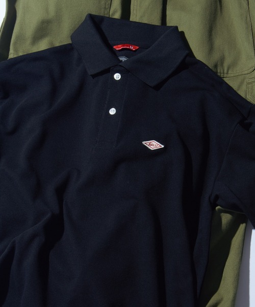 BALL(ボール)の「【BALL】54501NT T/C鹿の子 ワッペン付きポロシャツ(ポロシャツ・メンズ・チャコールグレー/ホワイト/グリーン/ブラウン/グレー/ブルー/ブラック/ネイビー・LL/L/M)」の1枚目の写真