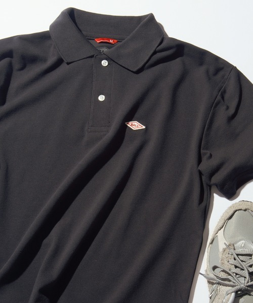 BALL(ボール)の「【BALL】54501NT T/C鹿の子 ワッペン付きポロシャツ(ポロシャツ・メンズ・チャコールグレー/ホワイト/グリーン/ブラウン/グレー/ブルー/ブラック/ネイビー・LL/L/M)」の4枚目の写真