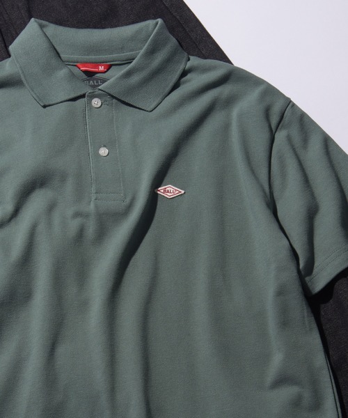 BALL(ボール)の「【BALL】54501NT T/C鹿の子 ワッペン付きポロシャツ(ポロシャツ・メンズ・チャコールグレー/ホワイト/グリーン/ブラウン/グレー/ブルー/ブラック/ネイビー・LL/L/M)」の7枚目の写真