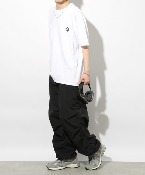 AIRWALK（エアウォーク）の「【AIRWALK】プレーン＆ピグメント加工半袖プリントTシャツ オーバーサイズ AWM42400/AWM42401/AWM42402（Tシャツ/カットソー・メンズ・パープル/ホワイト/ホワイト系その他3/パープル系その他2/ブラック/ブラック系その他2/ホワイト系その他2/ブラック系その他3/グレー・M/L/LL）」の12枚目の写真