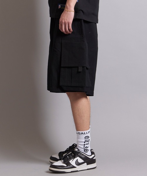 GALLIS ADDICTION（ガリスアディクション）の「GA WIDE CARGO SHORTS（カーゴパンツ・メンズ・ブラック/インディゴブルー/ブラック系/カーキ・M/L）」の20枚目の写真