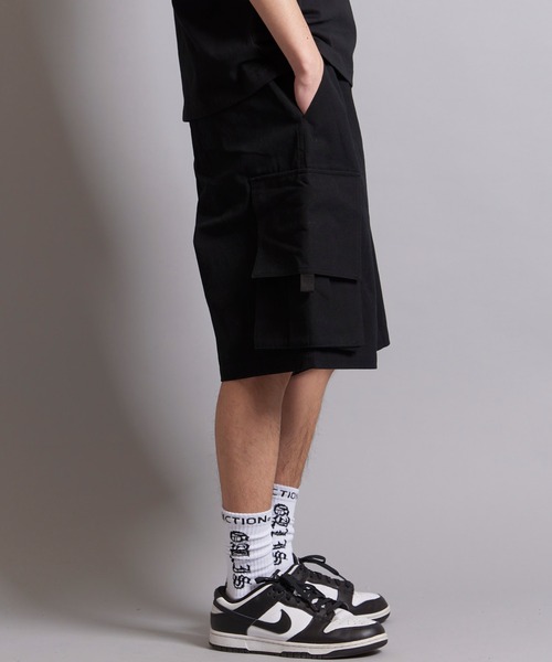 GALLIS ADDICTION（ガリスアディクション）の「GA WIDE CARGO SHORTS（カーゴパンツ・メンズ・ブラック/インディゴブルー/ブラック系/カーキ・M/L）」の22枚目の写真