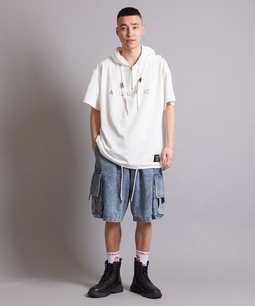 GALLIS ADDICTION（ガリスアディクション）の「GA WIDE CARGO SHORTS（カーゴパンツ・メンズ・ブラック/インディゴブルー/ブラック系/カーキ・M/L）」の14枚目の写真