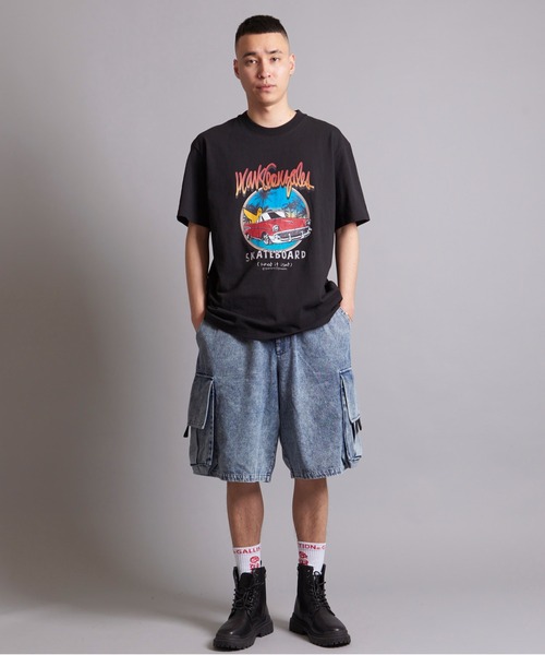 GALLIS ADDICTION（ガリスアディクション）の「GA WIDE CARGO SHORTS（カーゴパンツ・メンズ・ブラック/インディゴブルー/ブラック系/カーキ・M/L）」の15枚目の写真