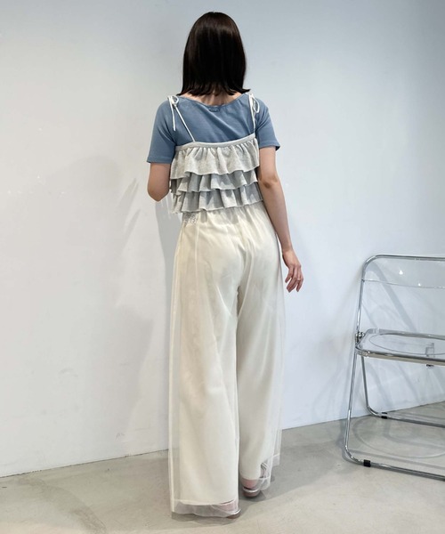 archives(アルシーヴ)の「ラメフリルニットビスチェ(Tシャツ/カットソー・レディース・アイボリー/ブラック/ブルー・MEDIUM)」の17枚目の写真