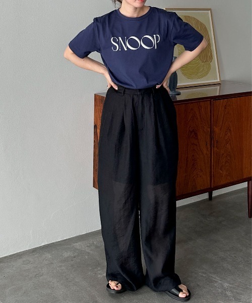 feepur(フェピュール)の「SNOOP発泡ロゴTee(Tシャツ/カットソー・レディース・ネイビー/オフホワイト・MEDIUM)」の22枚目の写真