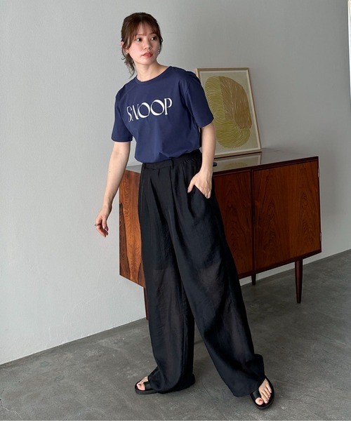 feepur(フェピュール)の「SNOOP発泡ロゴTee(Tシャツ/カットソー・レディース・ネイビー/オフホワイト・MEDIUM)」の15枚目の写真