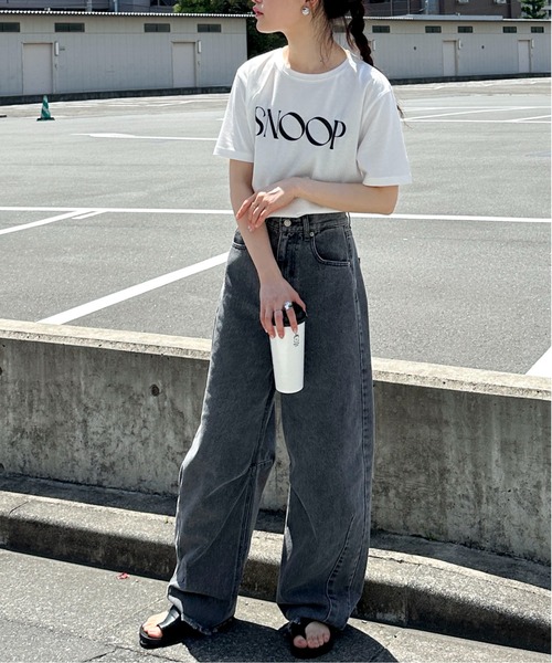 feepur(フェピュール)の「SNOOP発泡ロゴTee(Tシャツ/カットソー・レディース・ネイビー/オフホワイト・MEDIUM)」の12枚目の写真