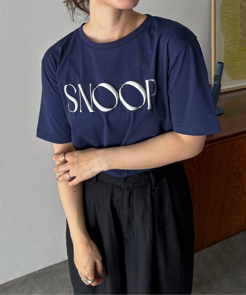 feepur(フェピュール)の「SNOOP発泡ロゴTee(Tシャツ/カットソー・レディース・ネイビー/オフホワイト・MEDIUM)」の19枚目の写真