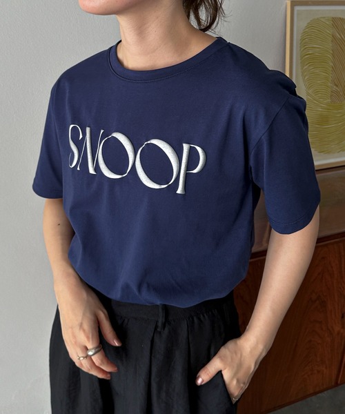 feepur(フェピュール)の「SNOOP発泡ロゴTee(Tシャツ/カットソー・レディース・ネイビー/オフホワイト・MEDIUM)」の20枚目の写真
