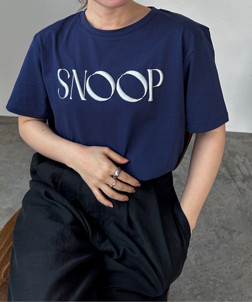 feepur(フェピュール)の「SNOOP発泡ロゴTee(Tシャツ/カットソー・レディース・ネイビー/オフホワイト・MEDIUM)」の21枚目の写真
