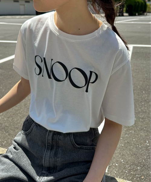 feepur(フェピュール)の「SNOOP発泡ロゴTee(Tシャツ/カットソー・レディース・ネイビー/オフホワイト・MEDIUM)」の8枚目の写真