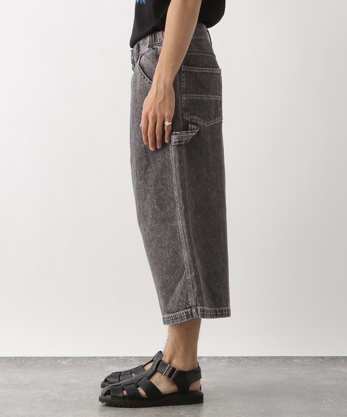 RAGEBLUE（レイジブルー）の「7分丈/デニムペインターワイドパンツ（デニムパンツ・メンズ・グレー/ブルー・MEDIUM/LARGE）」の13枚目の写真