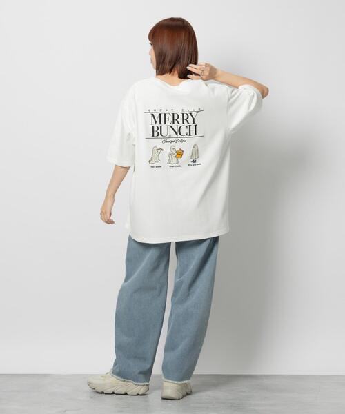 Right-on（ライトオン）の「Other(ソノタ)ゴーストエンブロイダリーTシャツ（Tシャツ/カットソー・メンズ・ブラック/ホワイト/ロイヤルブルー・M/L/XL）」の20枚目の写真