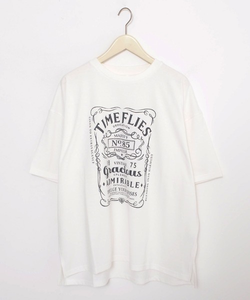 Revo.(レボ)の「TC天竺 アソート プリント オーバーサイズTシャツ ロゴ イラスト バックプリント(Tシャツ/カットソー・メンズ・チャコールグレー/ブラック系その他/ホワイト系その他5/グレー系その他/ブラック系その他2/ブラック系その他5/ブラック系その他3/ホワイト系その他4/ホワイト系その他2/グレー系その他5/グレー系その他4/グレー系その他3/グレー系その他2/ホワイト/ブラック/ブラック系その他4/ホワイト系その他3/ホワイト系その他・M/XL/L)」の6枚目の写真