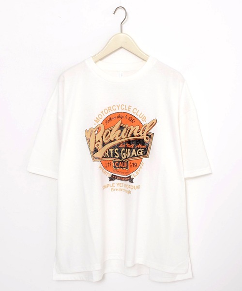 Revo.(レボ)の「TC天竺 アソート プリント オーバーサイズTシャツ ロゴ イラスト バックプリント(Tシャツ/カットソー・メンズ・チャコールグレー/ブラック系その他/ホワイト系その他5/グレー系その他/ブラック系その他2/ブラック系その他5/ブラック系その他3/ホワイト系その他4/ホワイト系その他2/グレー系その他5/グレー系その他4/グレー系その他3/グレー系その他2/ホワイト/ブラック/ブラック系その他4/ホワイト系その他3/ホワイト系その他・M/XL/L)」の7枚目の写真