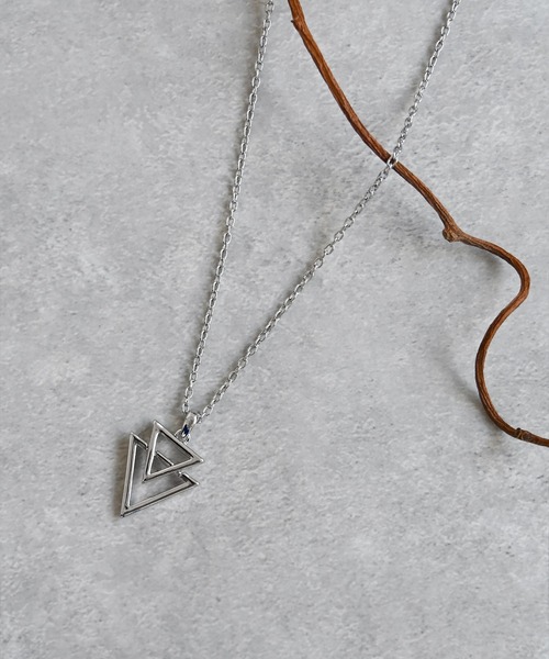 セール】ダブルトライアングルネックレス（ネックレス）｜MUTURA