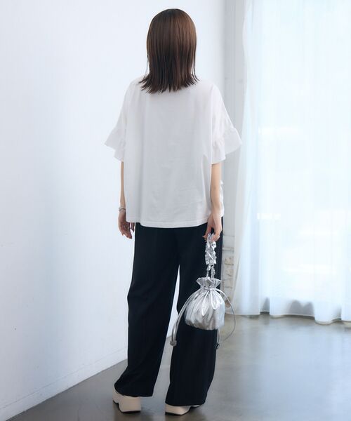 RETRO GIRL(レトロガール)の「スラックスパンツ(スラックス・レディース・ブラック/ピンク/ブルー/ナチュラル・FREE)」の7枚目の写真