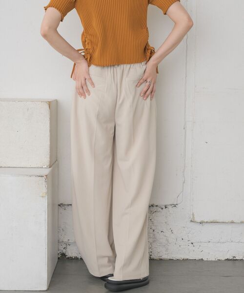 RETRO GIRL(レトロガール)の「スラックスパンツ(スラックス・レディース・ブラック/ピンク/ブルー/ナチュラル・FREE)」の19枚目の写真