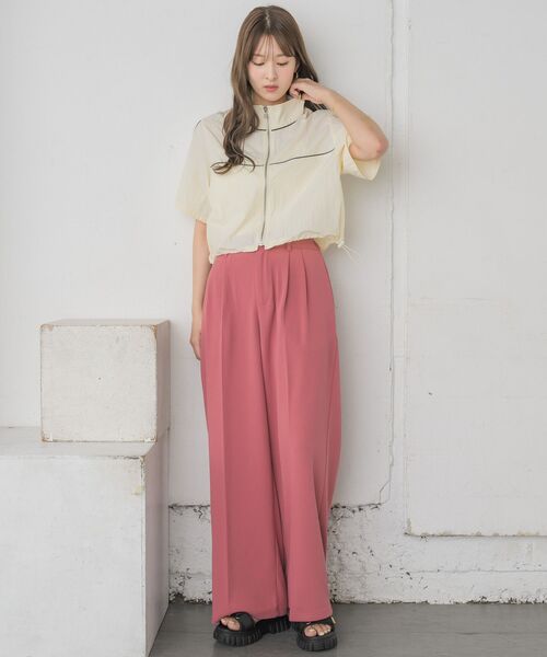 RETRO GIRL(レトロガール)の「スラックスパンツ(スラックス・レディース・ブラック/ピンク/ブルー/ナチュラル・FREE)」の18枚目の写真