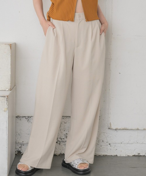 RETRO GIRL(レトロガール)の「スラックスパンツ(スラックス・レディース・ブラック/ピンク/ブルー/ナチュラル・FREE)」の3枚目の写真