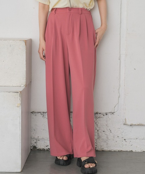 RETRO GIRL(レトロガール)の「スラックスパンツ(スラックス・レディース・ブラック/ピンク/ブルー/ナチュラル・FREE)」の1枚目の写真