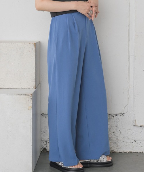 RETRO GIRL(レトロガール)の「スラックスパンツ(スラックス・レディース・ブラック/ピンク/ブルー/ナチュラル・FREE)」の4枚目の写真