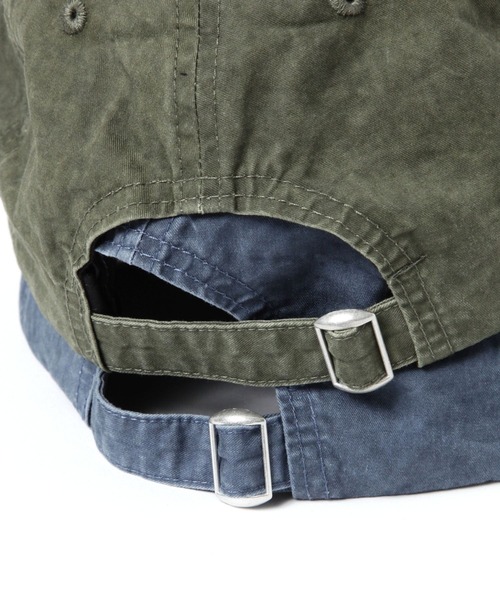 LAKOLE（ラコレ）の「ピグメントロゴキャップ / 129628（キャップ・メンズ・ブルー/カーキ/チャコール・9）」の10枚目の写真