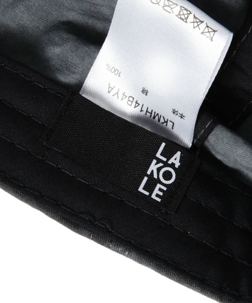 LAKOLE（ラコレ）の「ピグメントロゴキャップ / 129628（キャップ・メンズ・ブルー/カーキ/チャコール・9）」の11枚目の写真