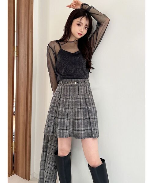 RESEXXY（リゼクシー）の「グリッターシアートップス（Tシャツ/カットソー・レディース・ブラック/ベージュ/レッド・FREE）」の22枚目の写真