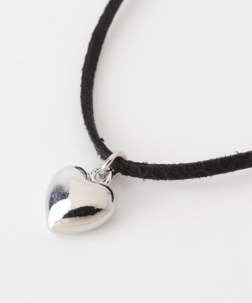 URBAN RESEARCH ROSSO WOMEN(アーバンリサーチ ロッソ)の「ハートモチーフチョーカー(ネックレス・レディース・ブラック・FREE)」の7枚目の写真