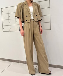 solleim（ソルレム）の「クロップドジャケットパンツセットアップ（セットアップ）」