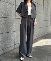solleim（ソルレム）の「クロップドジャケットパンツセットアップ（セットアップ）」