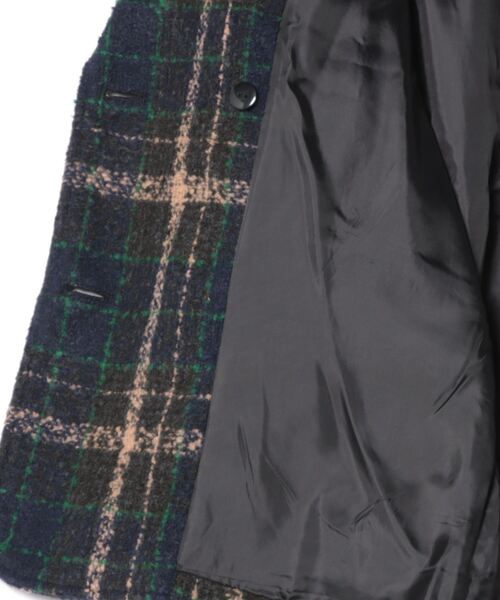 actuel（アクチュエル）の「【ａｃｔｕｅｌ】ブークレチェック柄コート（その他アウター・レディース・ブルー/オレンジ・FREE）」の17枚目の写真