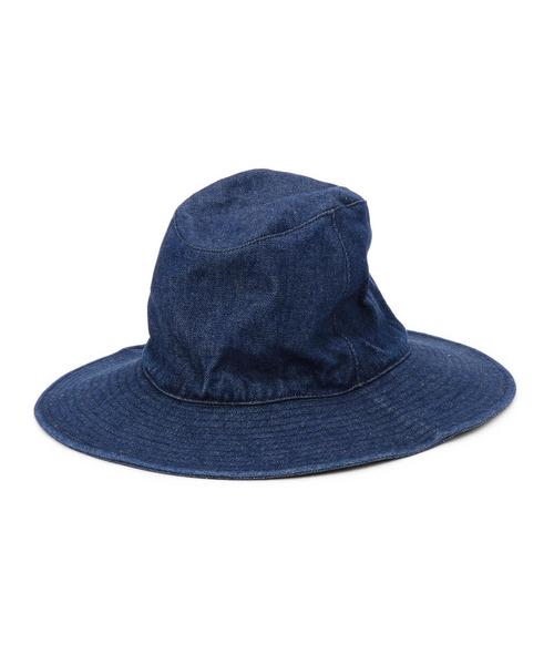 KIJIMA TAKAYUKI(キジマ タカユキ)の「KIJIMA TAKAYUKI(キジマタカユキ) DENIM OVERSIZE HAT(ハット・レディース・ネイビー・フリー)」の6枚目の写真