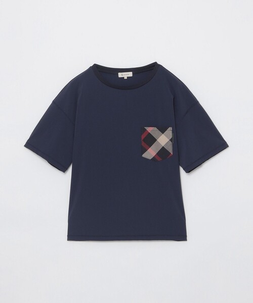 CB CRESTBRIDGE(シービークレストブリッジ)の「【はっ水】【接触冷感】【UNISEX】ナイロンストレッチリラックスポケットTシャツ(Tシャツ/カットソー・レディース・グリーン系その他5/ホワイト系その他/ネイビー・1/2/3)」の17枚目の写真