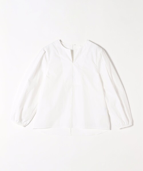 quaranciel（カランシエル）の「quaranciel:〈洗濯機可能〉タイプライター スキッパー パフ ブラウス（シャツ/ブラウス・レディース・ホワイト/チャコールグレー・ONE SIZE）」の20枚目の写真