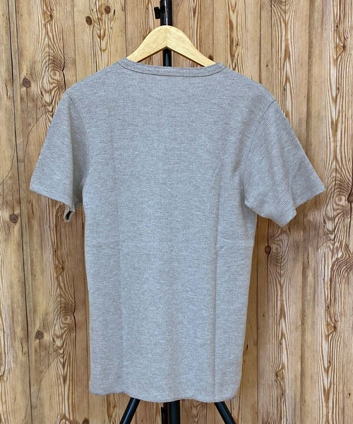 AVIREX（アヴィレックス）の「半袖 サーマル ヘンリーネック Tシャツ デイリーウェア（Tシャツ/カットソー・メンズ・オリーブ/ホワイト/ブラック/ネイビー/杢グレー・L/M/XL/2XL）」の16枚目の写真