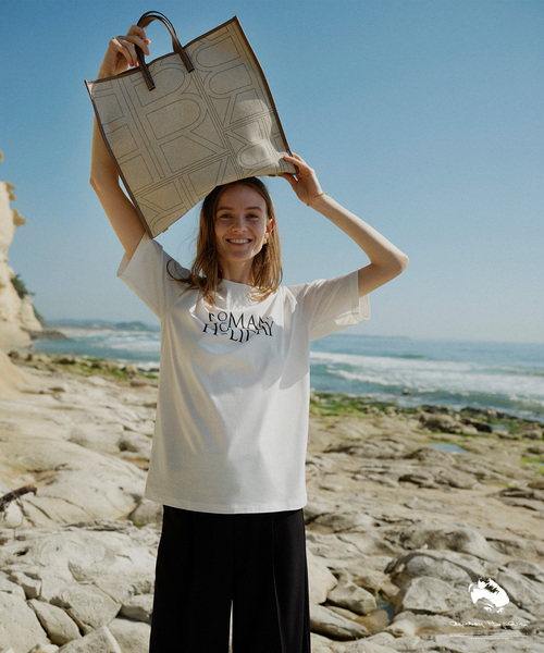 ROPE'（ロペ）の「【AUDREY HEPBURN COLLECTION BY JUN】プリントハーフスリーブ T シャツ（Tシャツ/カットソー・レディース・ホワイト系その他2/ホワイト系その他3/ホワイト系その他・FREE）」の11枚目の写真