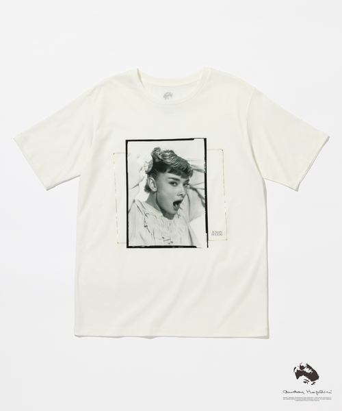 ROPE'（ロペ）の「【AUDREY HEPBURN COLLECTION BY JUN】プリントハーフスリーブ T シャツ（Tシャツ/カットソー・レディース・ホワイト系その他2/ホワイト系その他3/ホワイト系その他・FREE）」の5枚目の写真