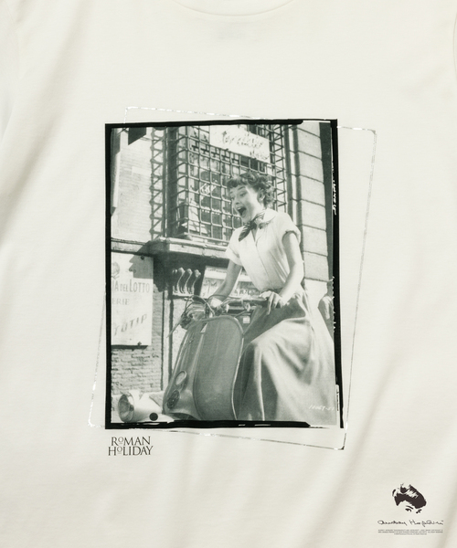 ROPE'（ロペ）の「【AUDREY HEPBURN COLLECTION BY JUN】プリントハーフスリーブ T シャツ（Tシャツ/カットソー・レディース・ホワイト系その他2/ホワイト系その他3/ホワイト系その他・FREE）」の16枚目の写真